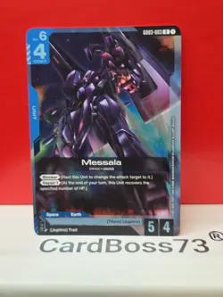 Messala Gundam Card Game . Steel Requiem Rare . GD03-003 - Image 3