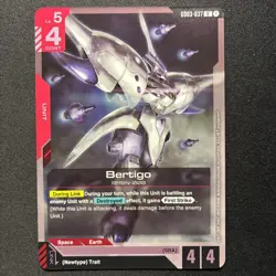 GUNDAM CARD GAME GD03-037 BERTIGO (R) FOIL CARD - STEEL REQUIEM - Image 1