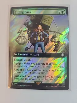 Strong Back (Extended Art) (Surge Foil) Universes Beyond: Fallout Foil - Image 1