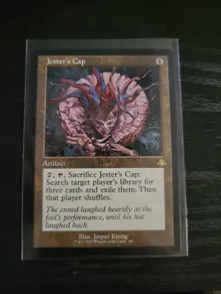 NM Retro Frame Jester Cap #381 Dominaria Remastered MTG - Image 1