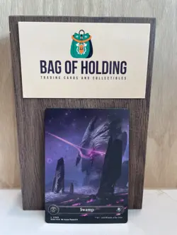 Swamp - 0369 - GALAXY FOIL - Borderless -Edge of Eternities -NM - Magic - MTG - Image 1