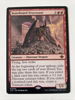 Bonehoard Dracosaur #134 Mythic Lost Caverns of Ixalan, Magic: The Gathering - Image 1