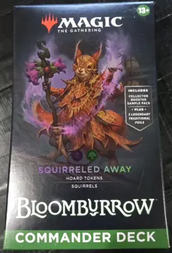 MTG Bloomburrow Commander Deck Squirreled Away BLC NewSealed Magic The Gathering - Image 1