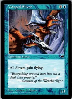Winged Sliver Tempest Common NM Magic: The Gathering 106 Normal - Image 1