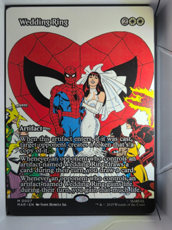 Wedding Ring (Borderless) - M7 - MTG - Marvel Universe Eternal (MAR) - Image 1