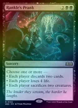 RANKLE'S PRANK (FOIL) (WOE) Wilds of Eldraine - MTG - NM - Image 1