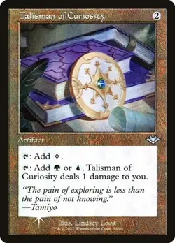 Talisman of Curiosity - Foil Etched Retro Frame MH1 Timeshifts NM MTG - Image 1