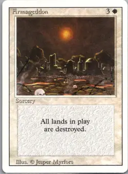 Armageddon Revised Edition Sorcery - Regular Jesper Myrfors - Rare - Image 1
