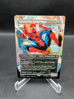 Magic The Gathering - Spectacular Spider-Man - 0014 Marvel Spider-Man Borderless - Image 1