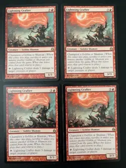 MTG- Lightning Crafter x4 - Morningtide - Image 1