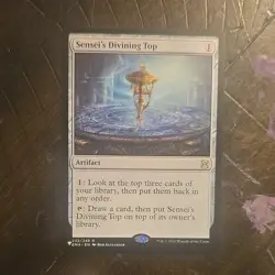 Sensei's Divining Top Eternal Masters Regular Rare Artifact Wizards English - Image 1