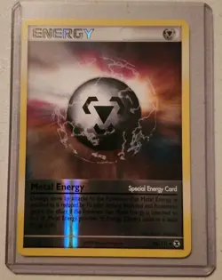 Pokemon TCG Metal Energy (Special) 100/111 Rising Rivals Reverse Holo - Image 1