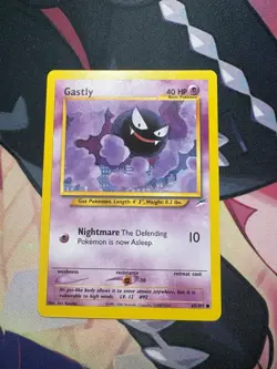 Pokemon TCG - Gastly 65/105 Neo Destiny Unlimited Vintage Lightly Played - LP - Image 1