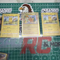 Lot of 3 Pikachu McDonald’s Promo Pokemon Holo Cards NM - Image 1