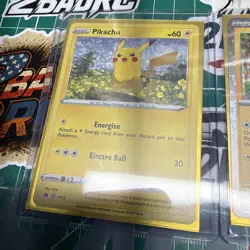 Lot of 3 Pikachu McDonald’s Promo Pokemon Holo Cards NM - Image 2