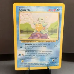 Pokemon TCG Squirtle Legendary Collection 95/110 Common LP VTG - Image 1