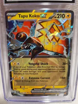 Tapu Koko ex Pokemon (2023) Paradox Rift #68 Holo CGC GEM MINT 10 - Image 2
