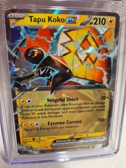 Tapu Koko ex Pokemon (2023) Paradox Rift #68 Holo CGC GEM MINT 10 - Image 3