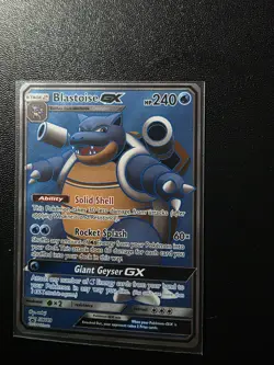 Pokemon TCG 2019 Pokemon Blastoise GX SM189 Sm Holo Black Star Promo NM! - Image 1