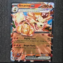 Pokemon Arcanine ex Double Rare SV01: Scarlet & Violet Base Set 032/198 NM - Image 1