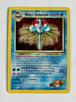 Misty's Tentacruel 2000 Pokemon Gym Heroes Unlimited Holo #10/132 * Near Mint - Image 1