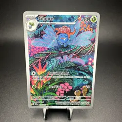Pokemon Gloom 198/197 Illustration Rare Obsidian Flames Near Mint - Image 1