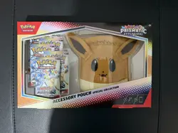 Pokemon Prismatic Evolutions Accessory Pouch Special Collection Box - Brand New - Image 1