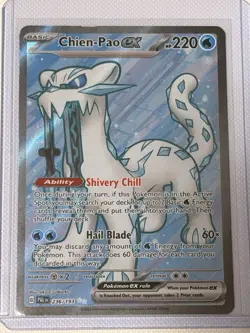 Chien-Pao ex 236/193 Paldea Evolved Pokemon Holo NM-LP - Image 1