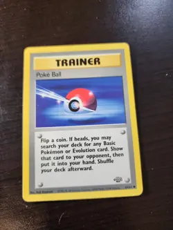 Pokemon Jungle Set Unlimited - Common - Poke Ball 64/64 - Trainer - NM a6 - Image 1