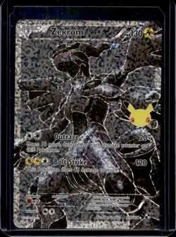 2021 Pokemon SWSH Celebrations Zekrom Classic Collection #114/114 - Image 1