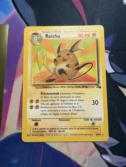 Pokemon TCG Raichu Fossil 29/62 Regular - Image 1