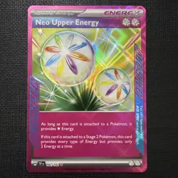 Neo Upper Energy 162/162 ACE SPEC Rare Pokemon TCG SV05: Temporal Forces NM - Image 1