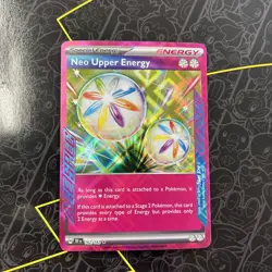 Neo Upper Energy - SV05: Temporal Forces (TEF)162/162 ACE SPEC Rare Pokemon TCG - Image 1