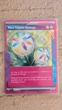 Pokemon TCG Neo Upper Energy 162/162 Temporal Forces Ace Spec - Image 1