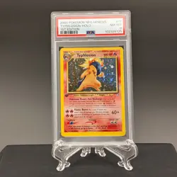 Pokemon 1st Edition Neo Genesis Typhlosion Holo Rare 17/111 - PSA 8 - NEAR MINT - Image 1