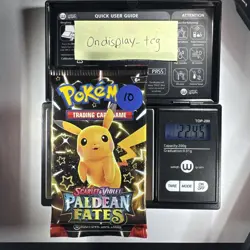 22.45g Paldean Fates Booster Pack Pokemon TCG New Sealed - Image 1