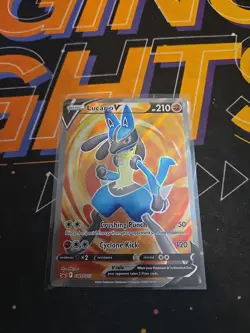 Pokemon TCG Lucario V (Full Art) SWSH213 SWSH: Sword & Shield Black Star Promo - Image 1