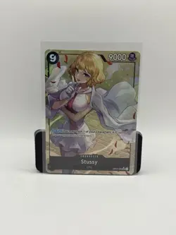 Stussy OP07-085 (Alt Art) SR One Piece Card Game TCG ENGLISH NM - Image 1