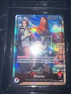 Shanks (2025 PSA Magazine Promo) OP09-001 One Piece Promotion Cards Foil SEALED - Image 1