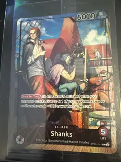 Shanks (2025 PSA Magazine Promo) OP09-001 One Piece Promotion Cards Foil SEALED - Image 3