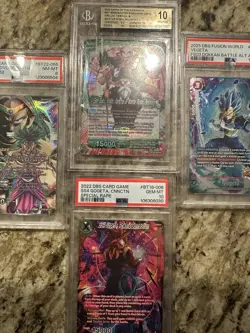 Bandai Dragon Ball Super Card Game Graded 4 slabs lot - Image 3