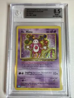 Mr. Mime 13/34 – BGS 8.5 – Pokemon Classic – Holo – 2023 – Pokemon Card - Image 1