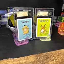 Japanese Pokemon Old Maid Cards 2019 CGC PRISTINE 10 Pair Psyduck Raichu - Image 2