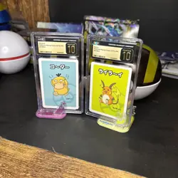 Japanese Pokemon Old Maid Cards 2019 CGC PRISTINE 10 Pair Psyduck Raichu - Image 3