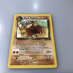 Rare Pokemon Card Dark Dugtrio 23/82 Team Rocket Collection 1999 Wizards FS R13 - Image 1