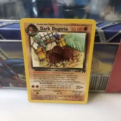 Rare Pokemon Card Dark Dugtrio 23/82 Team Rocket Collection 1999 Wizards FS R13 - Image 2