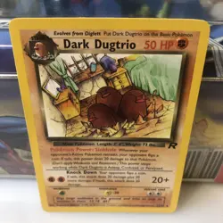 Rare Pokemon Card Dark Dugtrio 23/82 Team Rocket Collection 1999 Wizards FS R13 - Image 3