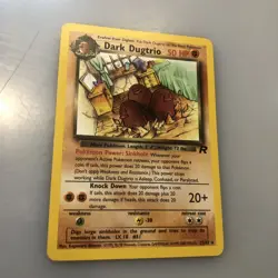 Rare Pokemon Card Dark Dugtrio 23/82 Team Rocket Collection 1999 Wizards FS R13 - Image 4