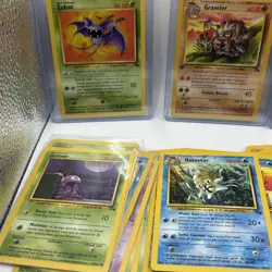 1999 Pokemon TCG Fossil Base Set Vintage Cards lot of 42 ALL MP - Image 4