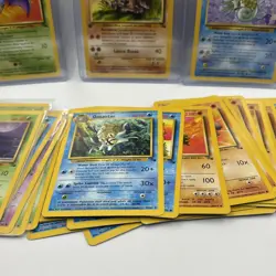 1999 Pokemon TCG Fossil Base Set Vintage Cards lot of 42 ALL MP - Image 5